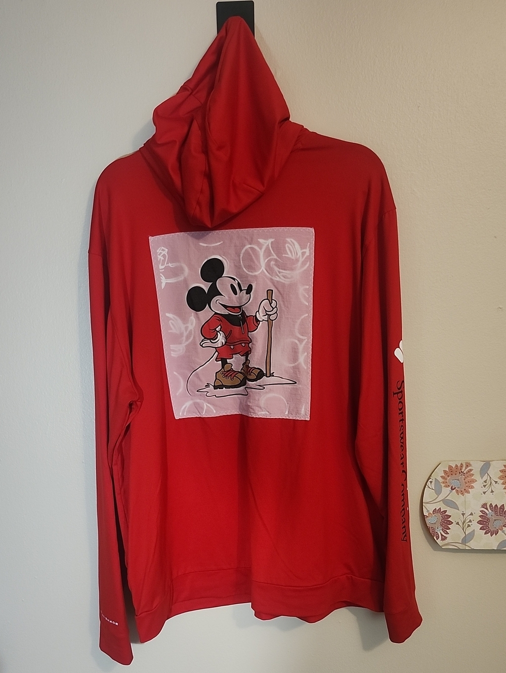Columbia Mens Red Disney Sportswear Special Edition Mickey Mouse XL